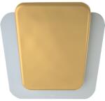 Sirius Hota decorativa de perete Sirius SLTC 103 SQUARES-WHITE+GOLD, 70 cm, 748 m3/h, sticla+ceramica, alb/auriu (SLTC 103 SQUARES-WHITE+GOLD) Hota