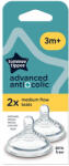 Tommee Tippee Advanced Anti-colic közepes átfolyású etetőcumi 3 hónapos kortól 2 db