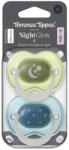 Tommee Tippee NightGlow éjszakai nyugtató cumi sterilizáló tokkal 6-18 hó 2 db