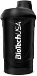 BioTechUSA Wave keverőpalack fekete-füst 600 ml