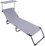 Heinner SEZLONG CU PARASOLAR 186X55X24CM GRI (DSZP012) - evelise