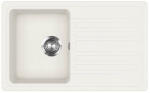 Evido Home 45S gránit mosogató, forgatható kivitel, 765 x 460 mm /fehér/ (HOME 45S FEHÉR)