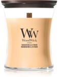 WoodWick Tangerine & Citron lumânare parfumată cu fitil din lemn 275 g