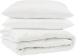 vidaXL Paplan párnával 3 pcs Fehér Mikroszálas 3377529 (3377532)