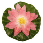 Ubbink selyemvirág, tavirózsa 20cm pink (1389441---1389441)