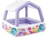 Intex Piscina Copii Intex Gonflabila cu Acoperis Detasabil Capacitate 295L +0luni Dinozauri Mov (J1101206)