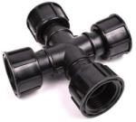 Poliext Hollanderes PXT kereszt 1x1x1x1" BBBB fekete (06280010---cross-FFFF)