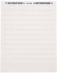 Brady LAT-18-361-1 / 024570, LaserTab lézernyomtatható címkék, 25.40 mm x 33.78 mm (24570)