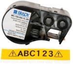 Brady M4C-750-595-YL-BK / 170832, 19.05 mm x 7.62 m, Vinyl, fekete nyomtatás / sárga háttér (170832)