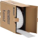 Brady LSZH-250-2-WT / 141232, címkék, THT Low Smoke Halogen Free Permasleeve vezetékjelölő hüvelyek, 50, 80 mm x 11, 15 mm (141232)