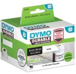 DYMO polipropilén címkék 64 mm x 19 mm, fehér, vonalkódokhoz, 2x450 db, 2112284 (2112284)