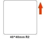 Niimbot A2A18518701, 40x40mm, 180 db, fehér öntapadós címkék (A2A18518701)