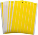 Brady LAT-7-747-10-YL / 029789, LaserTab lézernyomtatóval nyomtatható címkék, 25.40 mm x 12.70 mm (29789)