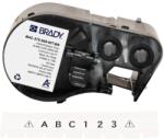 Brady M4C-375-595-WT-BK / 170843, 9.53 mm x 7.62 m, Vinyl, fekete nyomtatás / fehér háttér (170843)