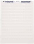 Brady LAT-19-361-1 / 029744, LaserTab lézernyomtató címkék, 25.40 mm x 80.44 mm (29744)