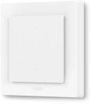 Aqara Întrerupător inteligent, încastrat, Aqara Light Switch H2 EU, 2 butoane, 1 canal, ZigBee, Thread, Compatibil HomeKit, Matter (6975833355372)