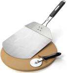 Cuisinart Set Pizza Grill Cuisinart 3 piese - Pizzastein 33 cm, Pizzaschaufel si Pizzaschneider (13445628)
