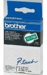 Brother TC-795, 9 mm x 7, 7 m, fehér nyomtatás/zöld háttér, eredeti szalag (795)