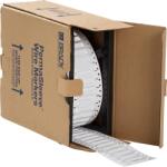 Brady LSZH-250-2-WT-2 / 141233, címkék, THT Low Smoke Halogen Free Permasleeve vezetékjelölő hüvelyek, 25, 40 mm x 11, 15 mm (141233)
