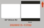 Niimbot A2G88318801, 40x30mm, 230 db, átlátszó öntapadós címkék (A2G88318801)