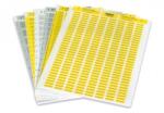 Partex PLL015006D4SM poliészter címkék 15x6 mm, sárga A4, 10x484 db (PLL015006D4SM)