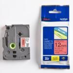 Brother TZ-431 / TZe-431, 12 mm x 8 m, fekete nyomtatás / piros háttér, eredeti szalag (TZE431)