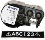 Brady M4C-750-595-BK-WT / 170823, 19.05 mm x 7.62 m, Vinil, fehér nyomtatás / fekete háttér (170823)