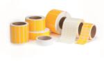 Partex PLT015006D8SM/3 poliészter címkék 15x6 mm, matt ezüst, 10000 db, TTR-hez, tekercs (PLT015006D8SM/3)