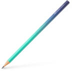 Faber-Castell Creion grafit B triunghiular Flow Faber-Castell FC118403, Albastru-Turcoaz (FC118403)