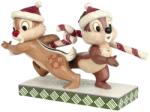 Disney Figurina Disney Tradition Candy Cane Caper Chip N Dale, Sculptata Manual, Artizanala (32347223) Figurina