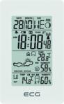 ECG Statie Meteo ECG MS 100 cu Senzaor Fara Fir, Termometru, Higrometru, Alb (12539662)