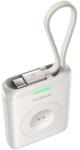Baseus Baterie Externa Baseus EnerFill FW11 E0205302 | 1640mAh, Wireless Charger Apple Watch, 5W, USB-C Retractabil, Alb (E0205302) Baterie reincarcabila