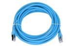Extralink Patchcord Extralink EX. 6587, S/FTP, Cat6a, 5m, Blue (EX.6587)