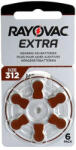 Lechpol Baterie Auditiva Rayovac 312 RAY-312-0 | Zinc-Aer, 1.4V, Blister 6 Buc (RAY-312-0) Baterie reincarcabila