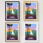  Wallity Poster A4 Multicolor Antibes - 2022