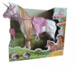 Man Yuk Toys Cal de jucărie cu gât mobil și sunet - 35 cm Figurina