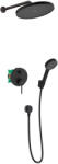 Hansgrohe Zesis S set de duș ascuns cu duș de ploaie negru 88002342 (88002342)