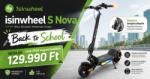 isinwheel S Nova Prémium elektromos roller - 7.8Ah, 36v, 500W, 30 km Hatótáv (8581708494275)
