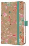 Sigel Agendă, format A6, săptămânală, 2027, copertă rigidă, SIGEL „Jolie, Green Floral Serenity (7J806)