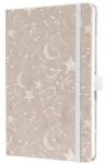 Sigel Naptár, A5, heti, 2027, kemény borító, SIGEL "Jolie", Cosmic Fantasy Beige 7J349 (7J349)
