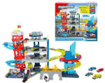 Majorette City kétszintes garázs játékszett - 4 járművel és dupla pályával (8502009002) (8502009002) - pepita
