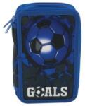 KOH-I-NOOR Penar Triplu Goals, 21 x 14 x 6 cm, pentru Baieti, Multicolor, Poliester (KH-U2528) Penar