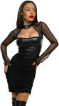 Glossy Dayana Dress Wetlook Black L