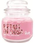 LCA Lumanare Parfumata, Borcan Mic, Parfum Trandafir, 25 h (LCA-LPJ-SML-308-ROS)
