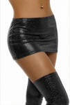 Glossy Luciana Skirt Wetlook Black M