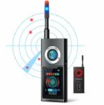 iUni F888 kamerák, kémmikrofonok és GPS-lokátorok detektora, OLED érintőképernyő, Smart AI, betörésjelző, 50-8000 MHz