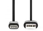 Nedis USB-A - USB-C kábel 15W 3m (CCGL60600BK30) (CCGL60600BK30)