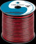 Cabletech Cablu pentru difuzoare 2x 0, 75mm CCA negru-roșu (100m) (L-KAB0390)