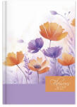 pd Calendar Határidőnapló Period Flowers A/5 napi Violet papír 2027