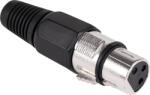 Cabletech Conector XLR (Canon) priză, negru (L-WTY0055A)